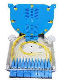 DIN Rail Montage Fiber Optic Terminal Box met duurzaam ABS materiaal