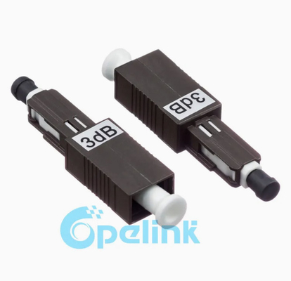 1310/1550nm Mu/PC glasvezel attenuator -30dB Man tot Vrouw breed temperatuurbereik