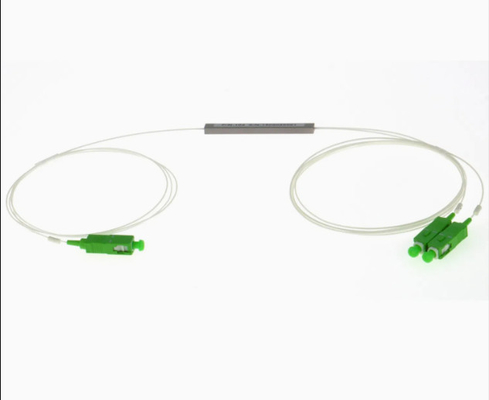 1X2 900um Mini Steel Tube Fiber Optic PLC Splitter Module Hoge betrouwbaarheid en stabiliteit