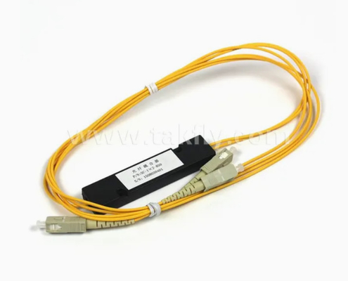 1X2 900um Mini Steel Tube Fiber Optic PLC Splitter Module Hoge betrouwbaarheid en stabiliteit