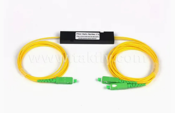 1x2 Single Mode ABS SC PLC Splitter Glasvezel Sc APC 1 tot 2 PLC Splitter