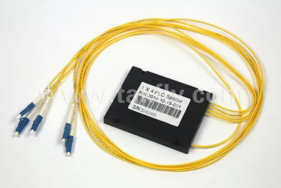 Compact Gpon Epon 1X4 SC APC ABS FTTX Fiber Optic PLC Splitter met een temperatuurtolerantie van -40- 85C