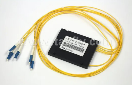 Compact Gpon Epon 1X4 SC APC ABS FTTX Fiber Optic PLC Splitter met een temperatuurtolerantie van -40- 85C