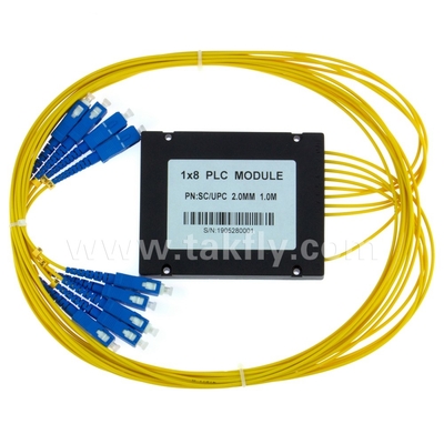 Gpon Epon 1X8 SC APC ABS FTTX Glasvezel PLC Splitter Hoge betrouwbaarheid en stabiliteit