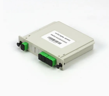 1x4 FTTX Gpon Fiber Casette Type LGX PLC Splitter met Sc/APC Connector Hoge betrouwbaarheid en stabiliteit