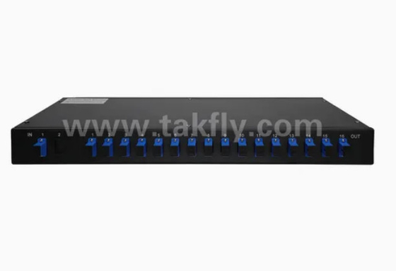 Gpon Epon 32 Port Rack Mount Fiber Optical Splitter Sc/APC Connector Hoge betrouwbaarheid en stabiliteit