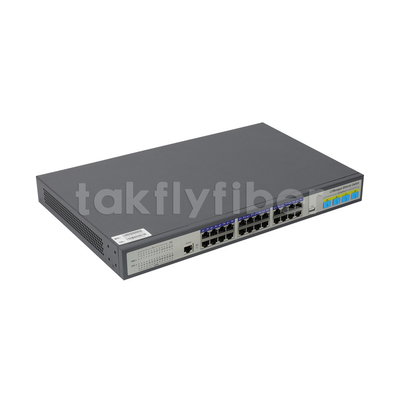 Layer3 Managed 24 Port Gigabit PoE-switch met 4 X 10G SFP