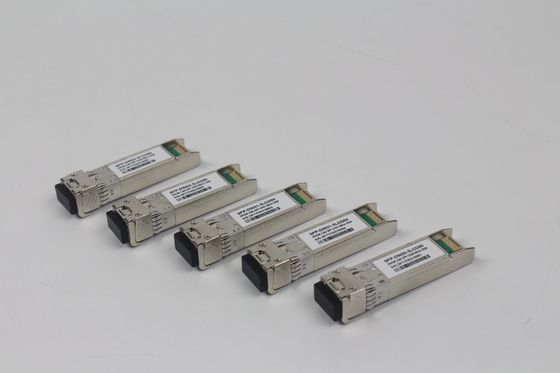 10Gbps DWDM 40KM 50GHz SFP Transceiver 2mm kabel 1310nm golflengte voor langeafstandsnetwerken