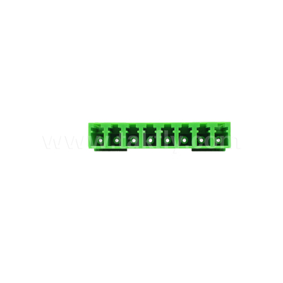 LC/UPC 8 Port Single Mode SM OS2, Groen, zonder flens Glasvezel Adapter voor Telecom