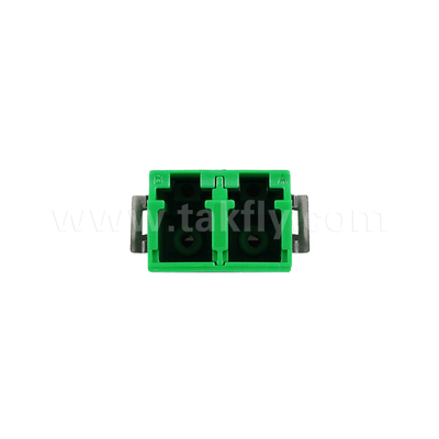 LC Duplex stofbestendige adapter V2 HD van groen zonder flens
