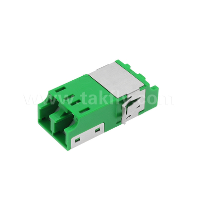 LC Duplex stofbestendige adapter V2 HD van groen zonder flens