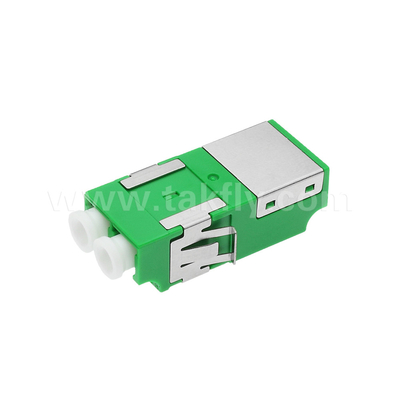 LC Duplex stofbestendige adapter V2 HD van groen zonder flens