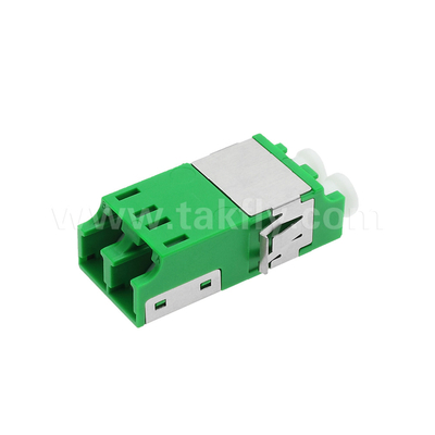 LC Duplex stofbestendige adapter V2 HD van groen zonder flens