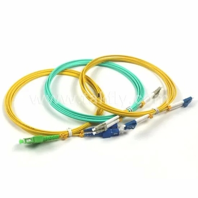 MTRJ-MTRJ Duplex Single Mode Fiber Patch Cord 0.2dB Invoegverlies