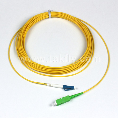 Simplex SC APC naar LC UPC 9/125um OS1 Glasvezel Patchkabel 0.3dB Verlies