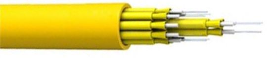FTTH Indoor 4-48 Kernen Doorbraak Optische Kabel 2000M LSZH/PVC/PU voor Telecommunicatie Oplossing