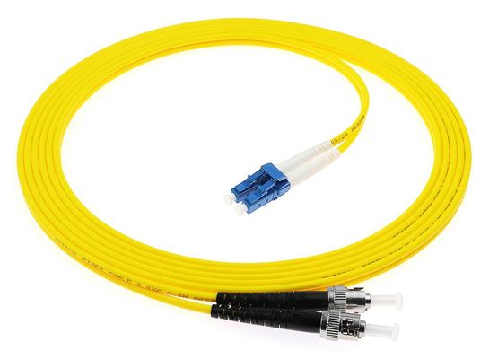 LC-ST Duplex Fiber Optic Patch Cord PVC/LSZH/TPU SM/MM