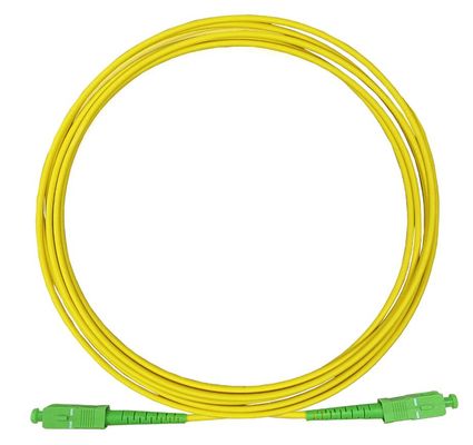 SC/APC-SC/APC Simplex patch cord LSZH/PVC UPC en APC