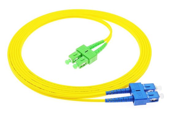 SC-SC Duplex Fiber Optic Patch Cord PVC/LSZH/TPU UPC and APC