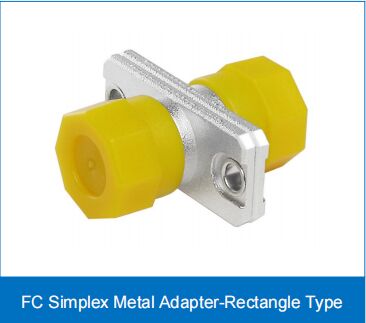 FC Simplex Metalen Adapter-Rectangle Type APC Groen SM/MM Lage IL