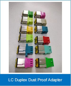 LC Duplex Stofdichte Adapter SM/MM 0.2dB Hoge Prestaties