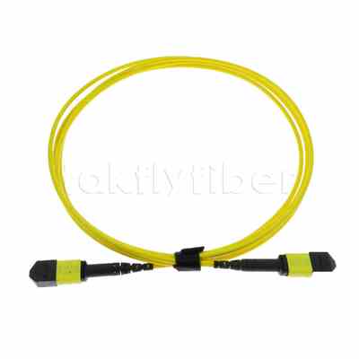 5M MTP® MPO Trunkkabel, MTP®-12 APC (Vrouwelijk) naar MTP®-12 APC (Vrouwelijk), 12 Vezels, OS2 Plenum (OFNP), 0.35dB Max