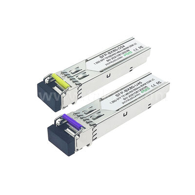 SFP 1.25gbps 80km LC Reach Tx1490nm/Rx1550nm Bi-directionele optische transceiver voor datacenter FTTX