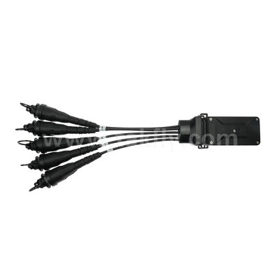 Waterdicht 1x4 Mini FiberHub CLOSURE ITU-T SM G657A2 2,0 mm Kabel Glasvezel PLC Splitter IP68