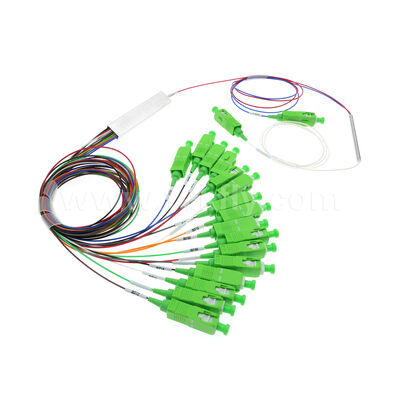 Waterdicht 1x4 Mini FiberHub CLOSURE ITU-T SM G657A2 2,0 mm Kabel Glasvezel PLC Splitter IP68