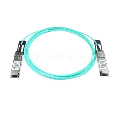 AOC-actieve optische kabels vezel 100 Gbps QSFP28 tot QSFP28 voor datacenters FTTH FTTX