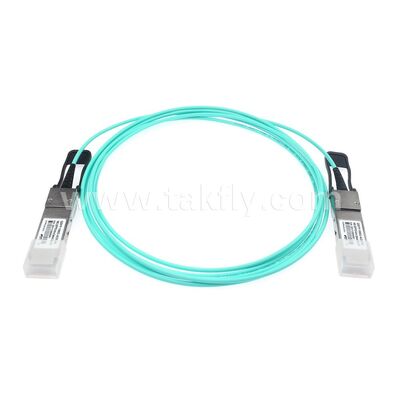 AOC-actieve optische kabels vezel 100 Gbps QSFP28 tot QSFP28 voor datacenters FTTH FTTX