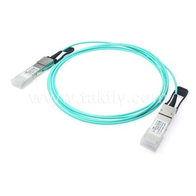 AOC-actieve optische kabels vezel 100 Gbps QSFP28 tot QSFP28 voor datacenters FTTH FTTX