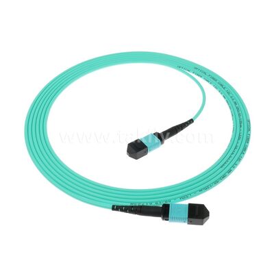 MPO/MTP Patchcord Singlemode Multimode LSZH 8f/12f/24f Glasvezelkabel voor Datacenter FTTX
