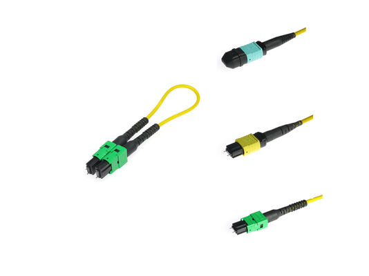 Poedercoating Multi Fiber Push On MPO MTP Connector Duurzame oplossing voor datacenter- en telecommunicatieapplicaties