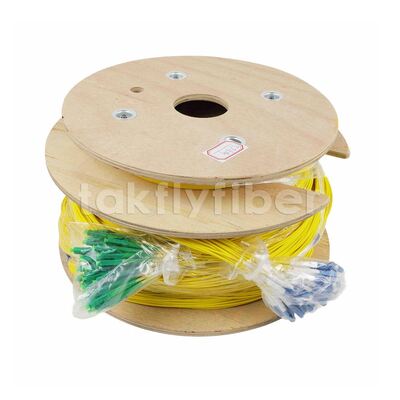 48-Core High-Density Glasvezel Breakout Kabel met LSZH Mantel Multi-Fiber Kabelassemblages