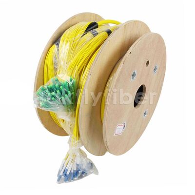 48-Core High-Density Glasvezel Breakout Kabel met LSZH Mantel Multi-Fiber Kabelassemblages