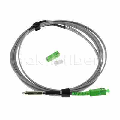 2,0*5,2 mm SC/APC naar SC/APC duwbare glasvezelkabelassemblages voor FTTH en FTTP