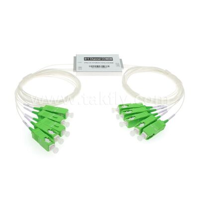 CCWDM 8+1Channel Compact Grofgolflengte Divisie Multiplexer G657A1 Glasvezel voor Data Center FTTX