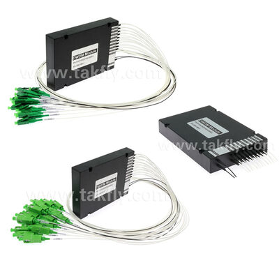 Glasvezel DWDM 8+1kanaal MUX+DEMUX ABS-module voor datacenter Telecom 5G