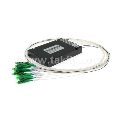 Glasvezel DWDM 8+1kanaal MUX+DEMUX ABS-module voor datacenter Telecom 5G