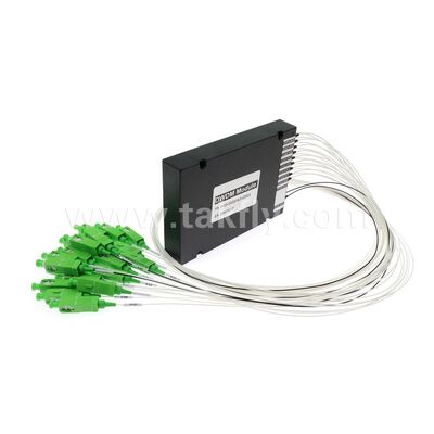 Glasvezel DWDM 8+1kanaal MUX+DEMUX ABS-module voor datacenter Telecom 5G