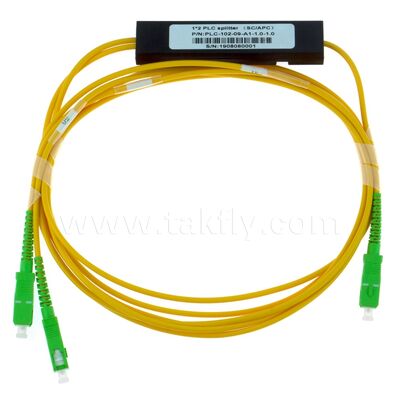 PLC Splitter ABS box 1xN SC APC/UPC Glasvezel voor Fttx Telecom Data Center