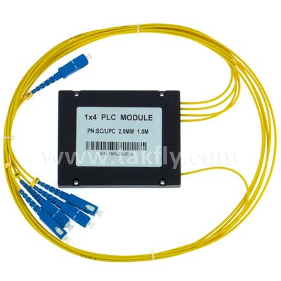 PLC Splitter ABS box 1xN SC APC/UPC Glasvezel voor Fttx Telecom Data Center