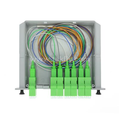 Fiber Optic PLC Splitter LGX Singlemode G657A SC APC/UPC for Data Center Telecom FTTx