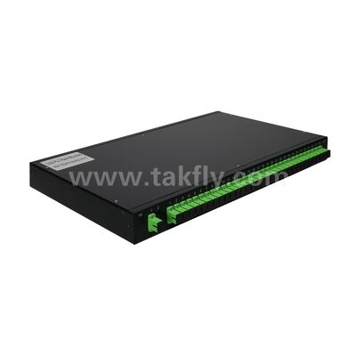 Fiber optic PLC Splitter Rack Mount Single-mode G657A SC APC/UPC voor Data Center Telecom FTTx