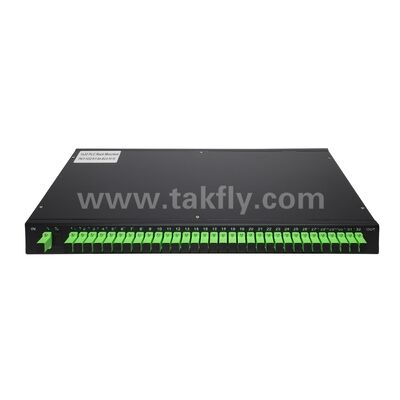 Fiber optic PLC Splitter Rack Mount Single-mode G657A SC APC/UPC voor Data Center Telecom FTTx