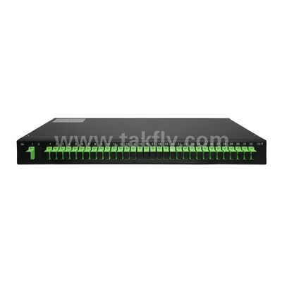 Fiber optic PLC Splitter Rack Mount Single-mode G657A SC APC/UPC voor Data Center Telecom FTTx