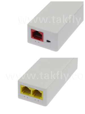 1 tot 2 Poorts Gigabit Waterdichte PoE Extender met 250m Uitbreiding en IEEE 802.3af/at Standaard