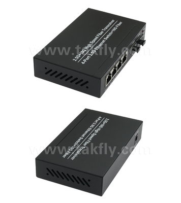 2.5G Ethernet Switch with 10G Uplink and Fanless Metal Housing for High-Speed Network Expansion