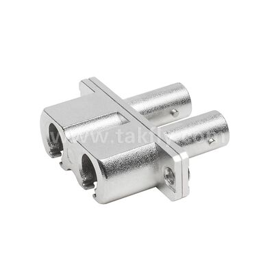 ST-LC koppeling duplex metaal hybride adapter vrouwelijke/vrouwelijke glasvezel voor datacenter Telecom FTTX
